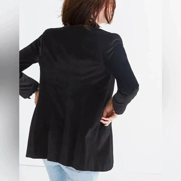 Madewell - Lauren Velvet Blazer size 8 - Picture 15 of 16